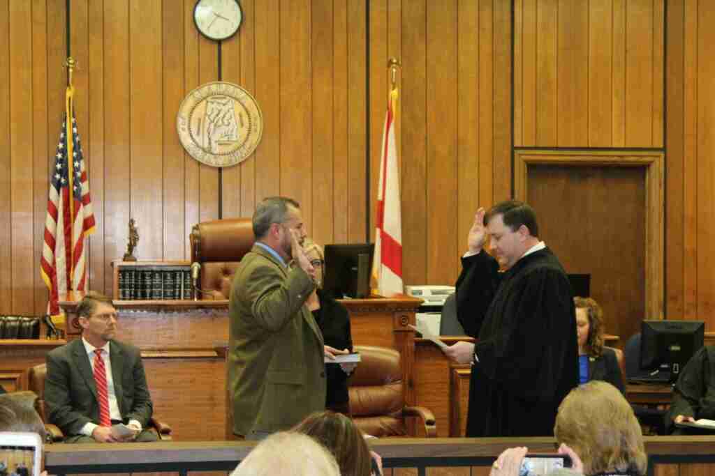 Cherokee County Officials & Sheriff's Office Deputies Sworn Into Office ...