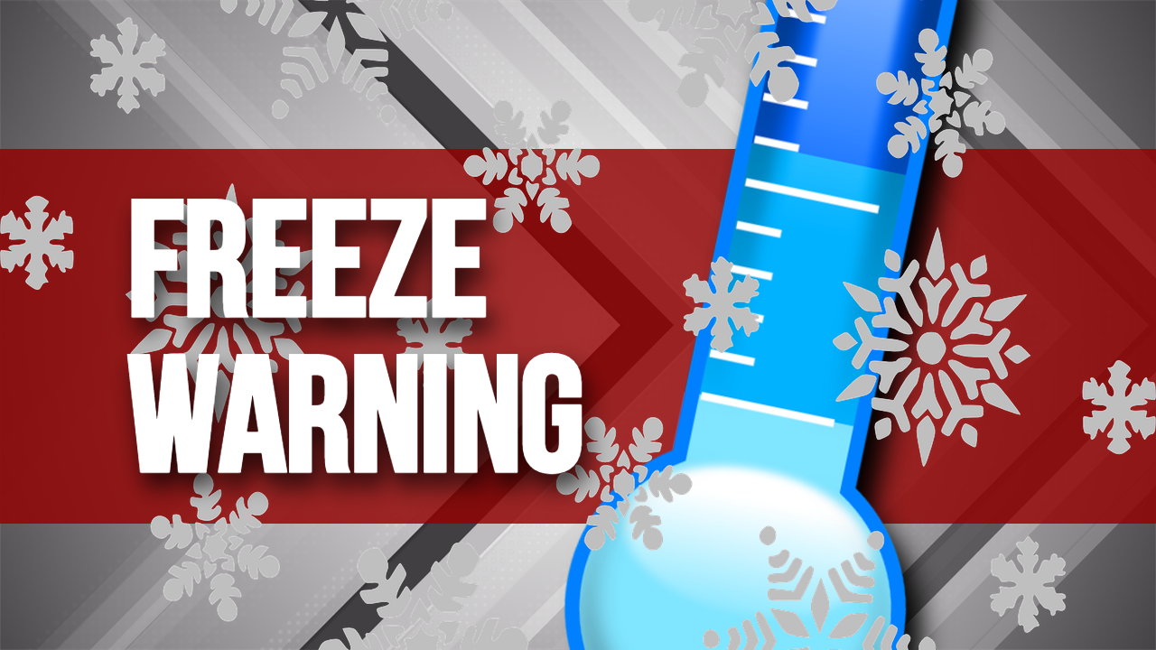 Hard Freeze WARNING EXTENDED Through Sunday Morning WEIS Local 