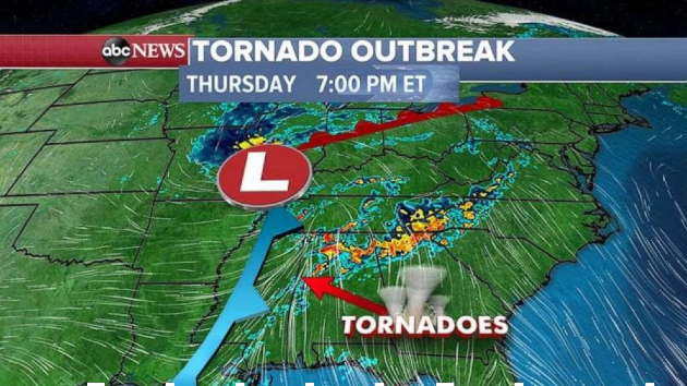 'Violent' tornado outbreak expected in South, several states in 'high ...