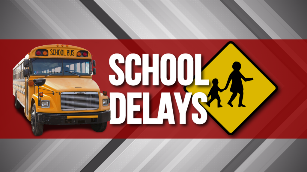 Numerous Area Schools Announce Delayed Start Monday Due to Weather