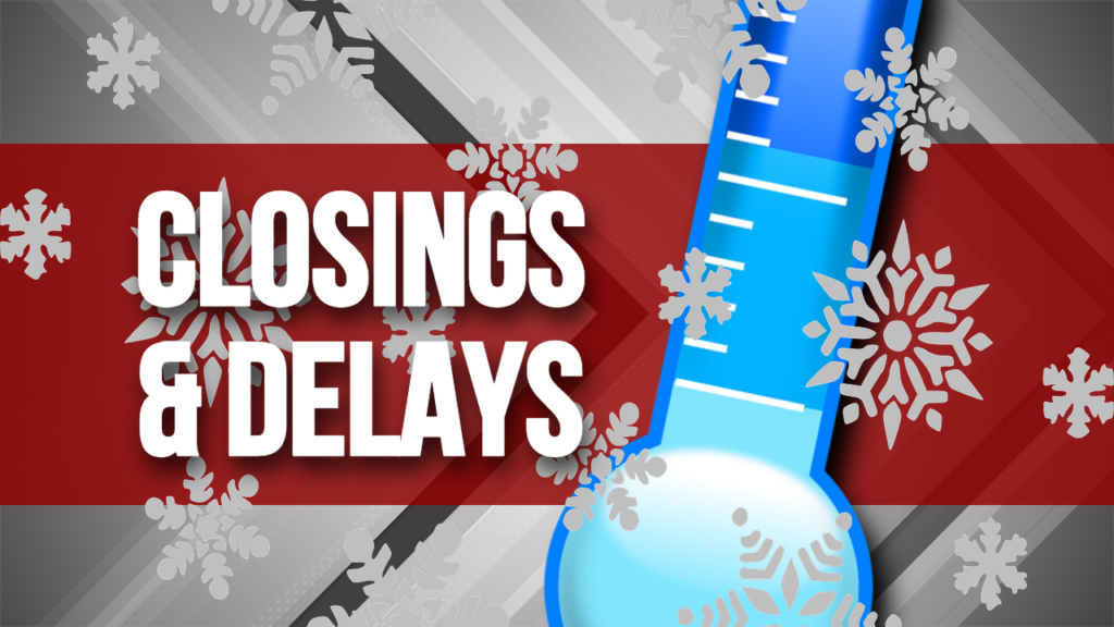 Delayed Openings and Closures for Tuesday, January 27