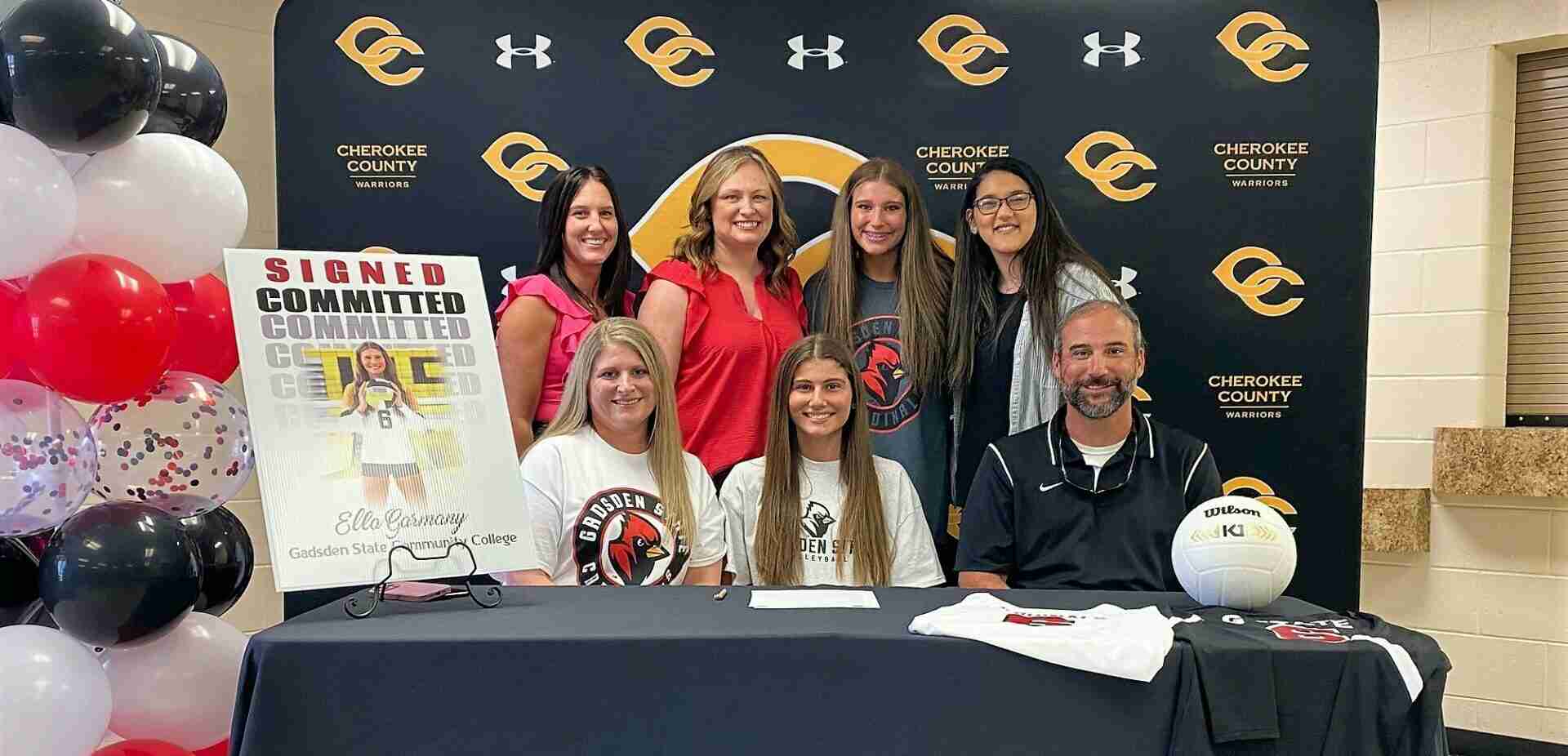 Lady Warriors' Garmany perseveres, signs volleyball scholarship with Gadsden State - WEIS | Local & Area News, Sports, & Weather