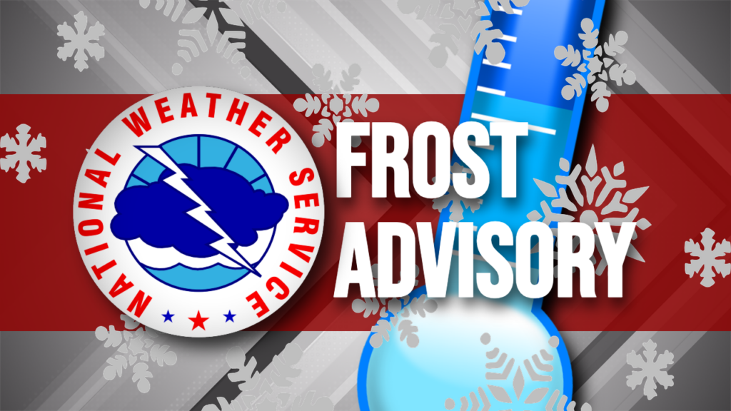 Frost Advisory Issued for East Central Alabama Overnight