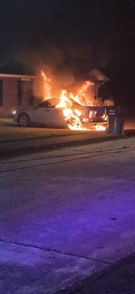 Early Morning Vehicle Fire in Centre Under Investigation