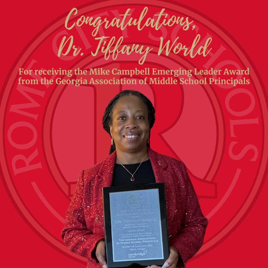 Rome City Schools Administrator Honored with Statewide Leadership Award