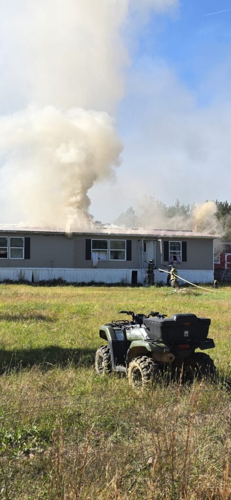 Structure Fire in Cedar Bluff Destroys Home; Family Displaced, Animals Lost