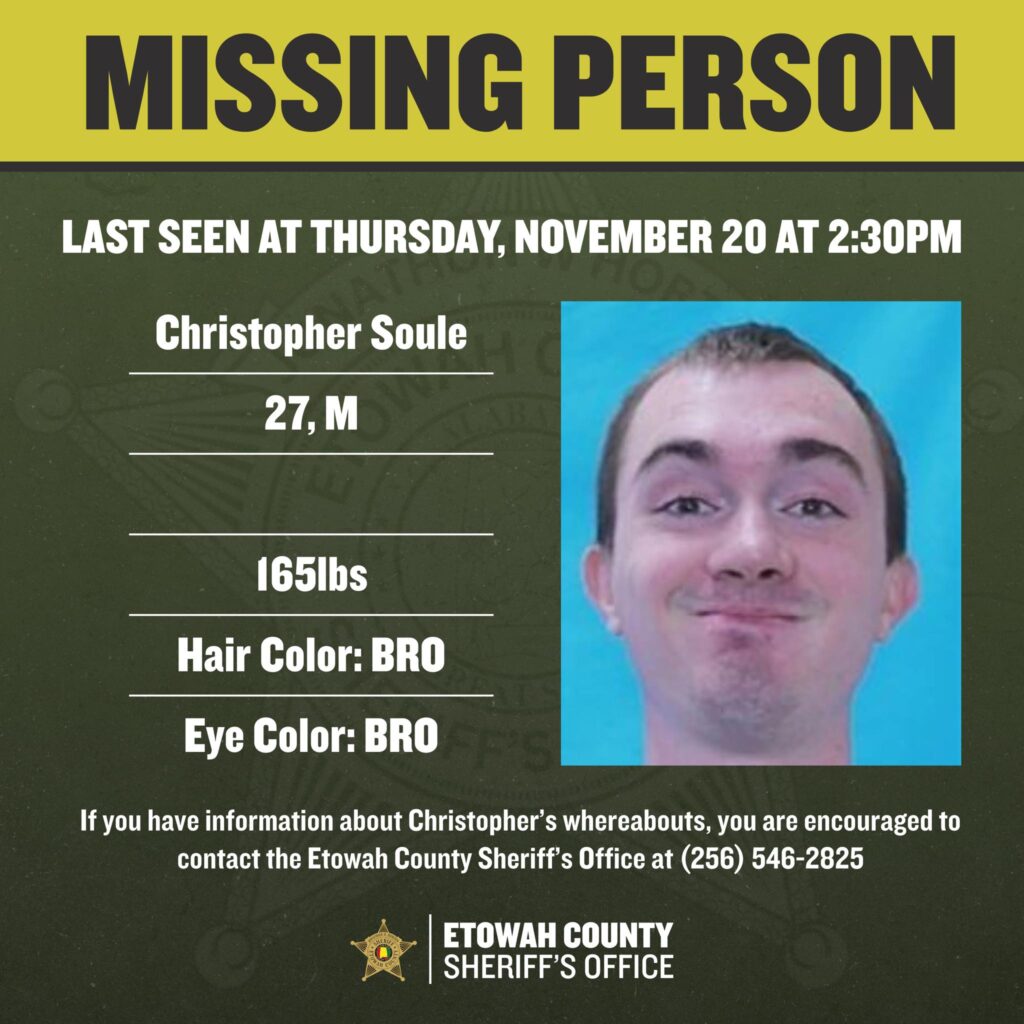 Missing Person Alert Issued by Sardis Police Department