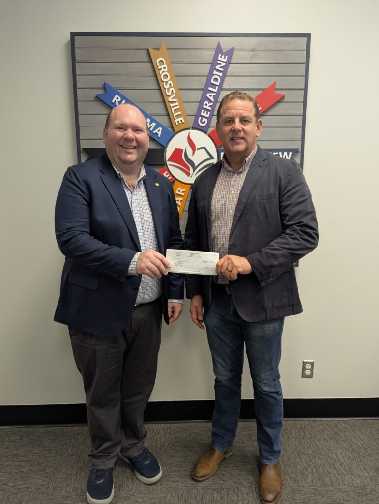 Sen. Andrew Jones Presents Funding for Classroom Grants and School Projects in DeKalb County