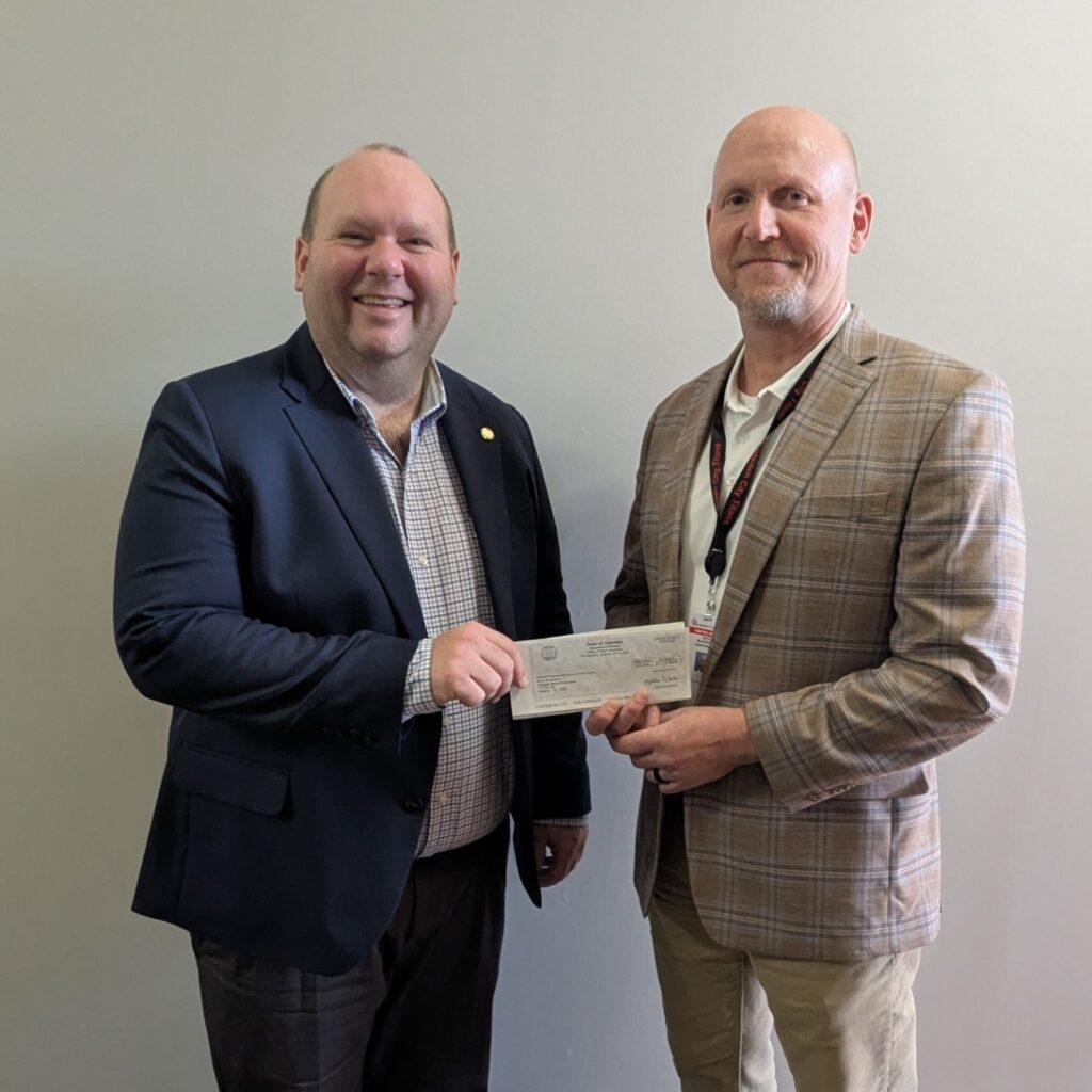 Sen. Andrew Jones Presents Grant Funding to Gadsden City Schools