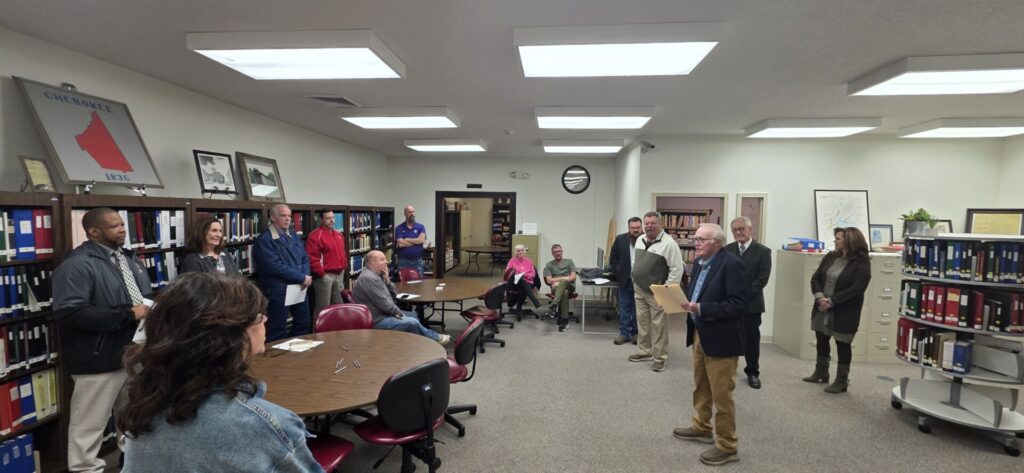 Grant Signing Held at Cherokee County Public Library for 2025 Tillotson-Menlo Awards