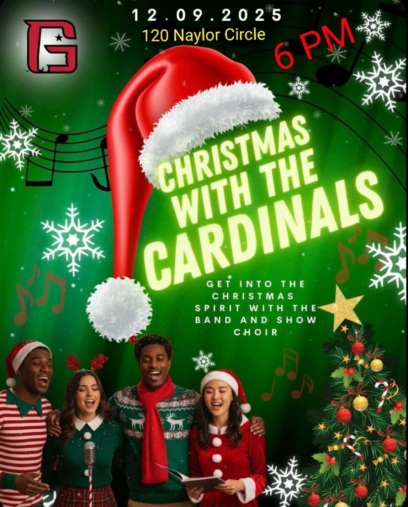 Gadsden State’s Music Groups Continue Annual Holiday Tradition with Christmas with the Cardinals