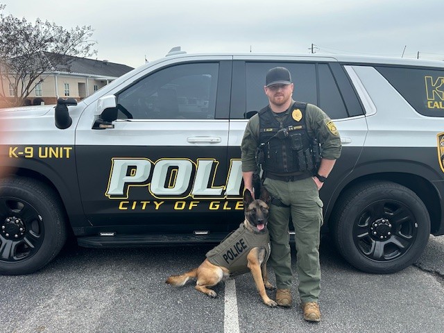 Glencoe Police Department K9s Kano and Luna have received donation of body armor
