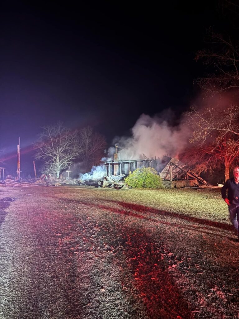 Early-Morning Structure Fire Destroys Home in Ballplay Bend