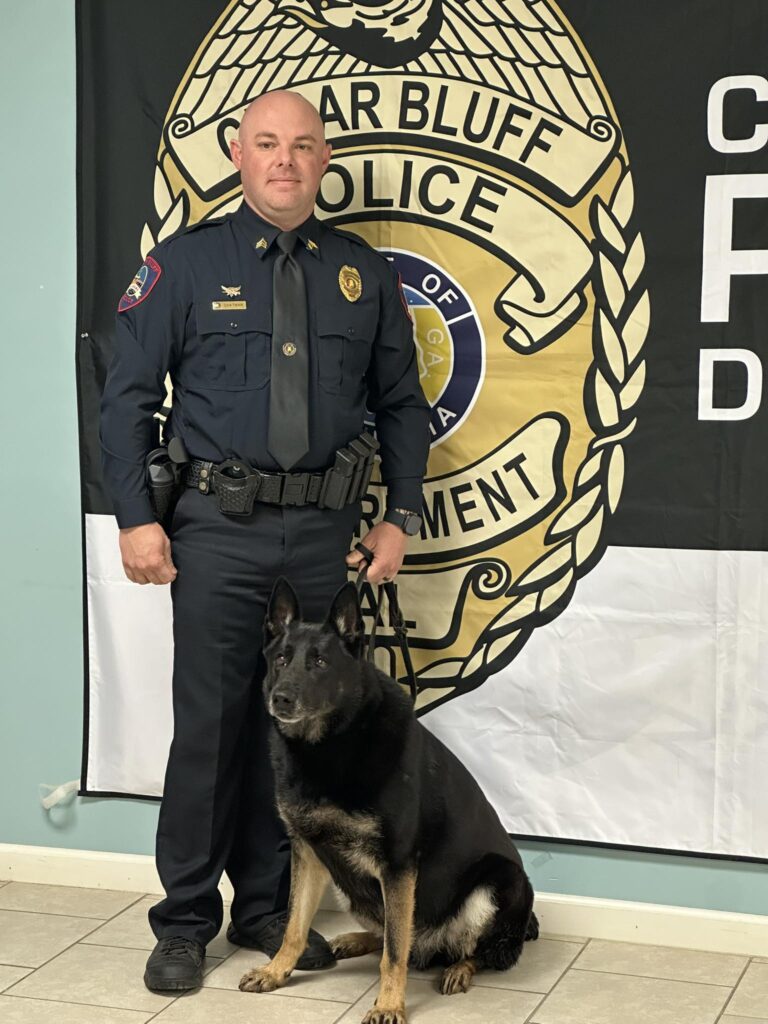 Cedar Bluff Police Department Announces Passing of K9 Officer Draco