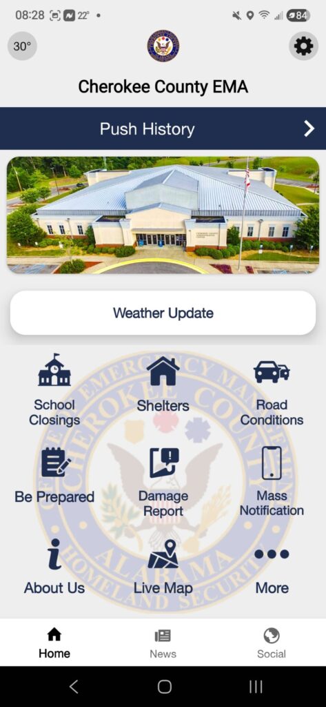Cherokee County EMA Adds Power Outage Feature to Mobile App
