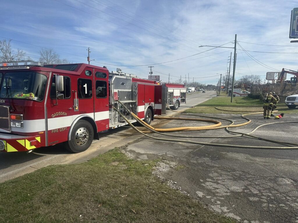 Commercial Fire Reported at West Gadsden Auto Business