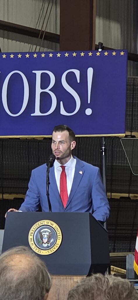 Trump Delivers Economic Speech at Rome’s Coosa Steel Endorses Clay Fuller in GA-14 Race Amid Heightened Political Stakes