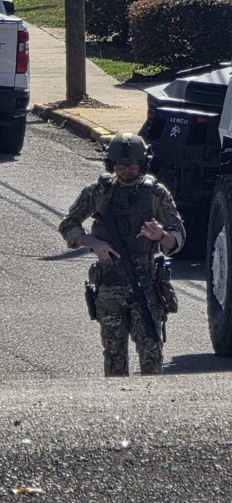 JSOG Mobilized to Gadsden Scene; Distraction Device Sparks Small Fire

One Taken Into Custody