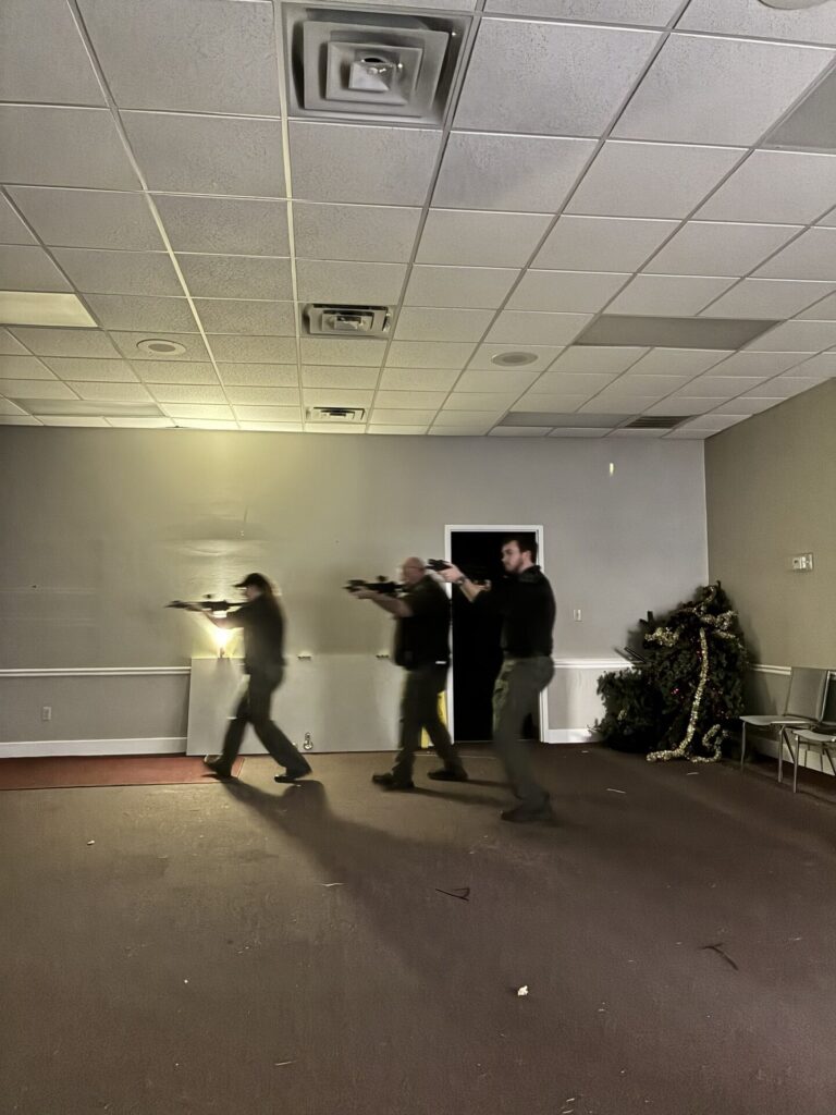 Centre Police Conduct Firearms, Building-Clearing Training at Former City Hall