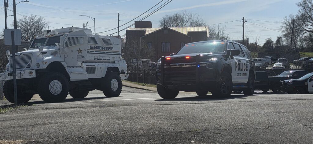 JSOG Mobilized to Gadsden Scene; Distraction Device Sparks Small Fire

One Taken Into Custody