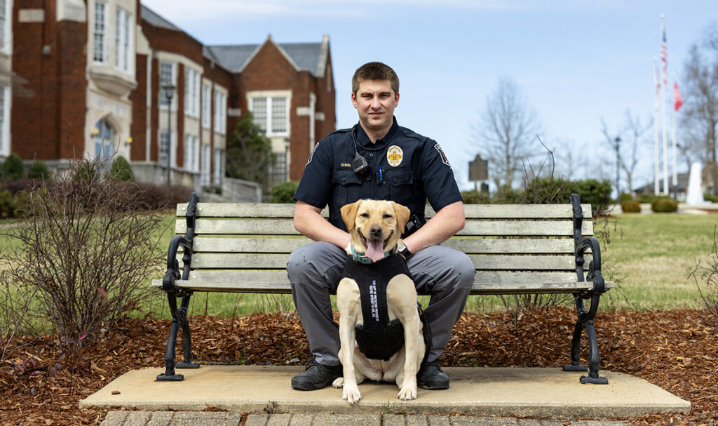 JSU Police K9 Daphne Receives Protective Vest Through National Nonprofit