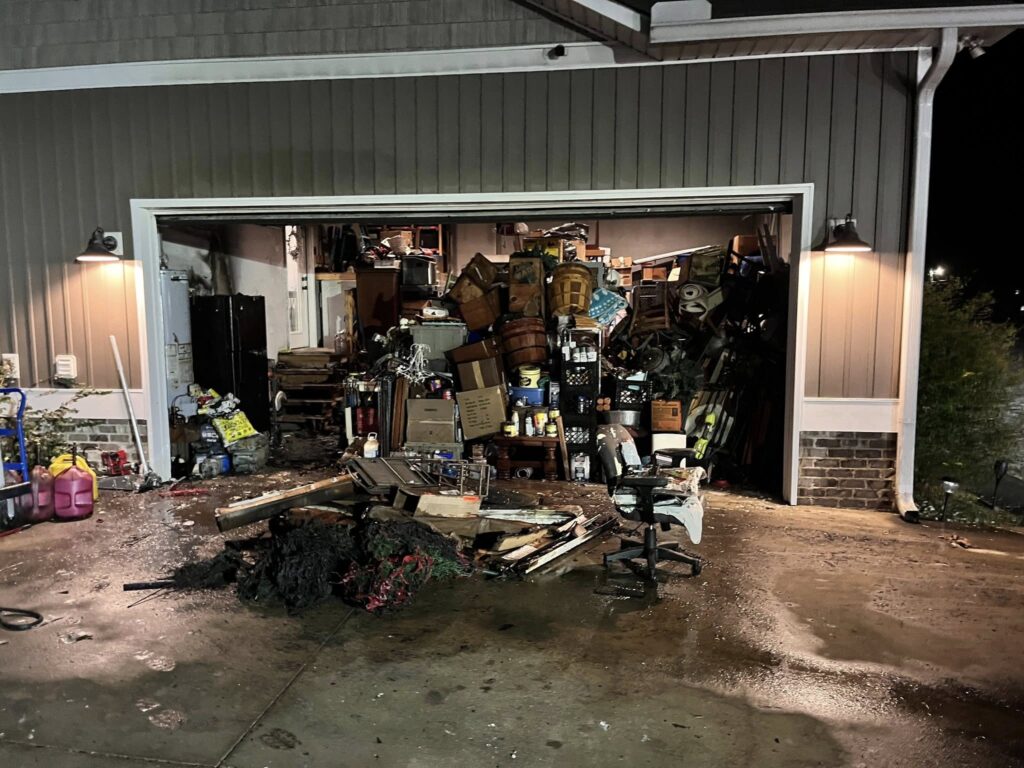 Firefighters Quickly Contain Garage Fire on Honeysuckle Lane in Southside