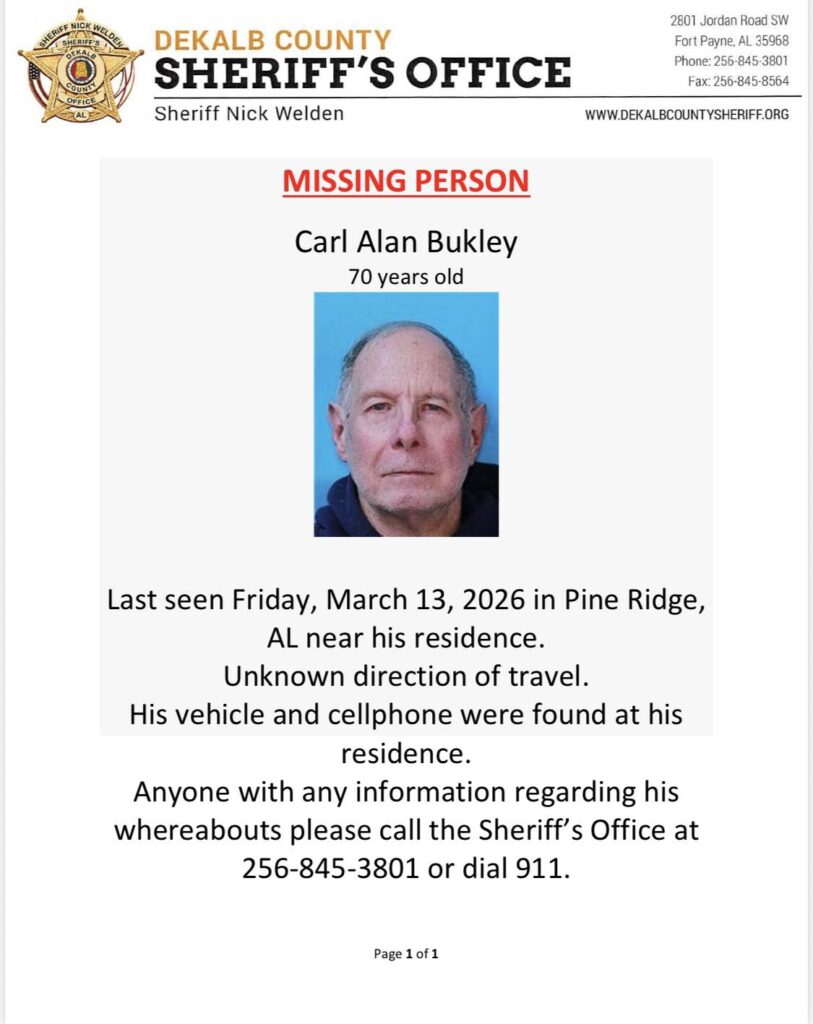 DeKalb County Authorities Seek Public’s Help in Locating Missing Man