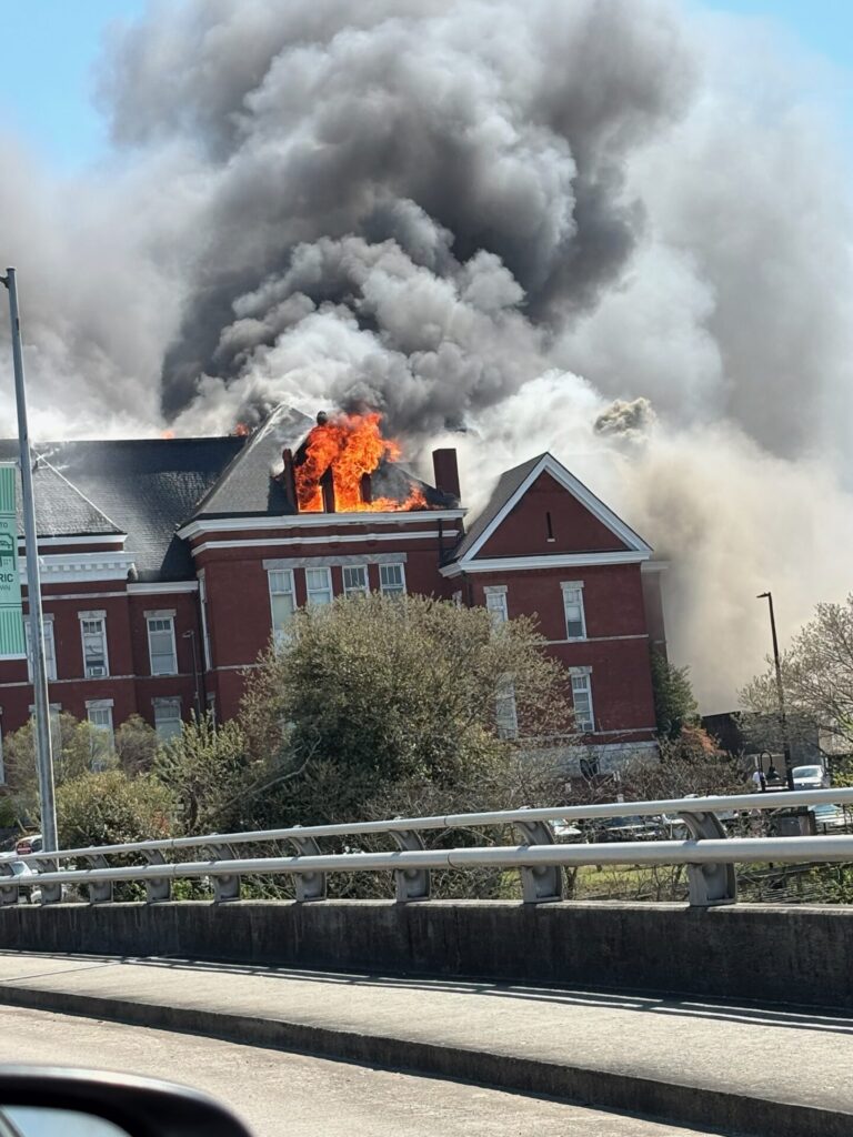 Fire Engulfs Historic Floyd County Courthouse in RomeStructure at Risk of Collapse
