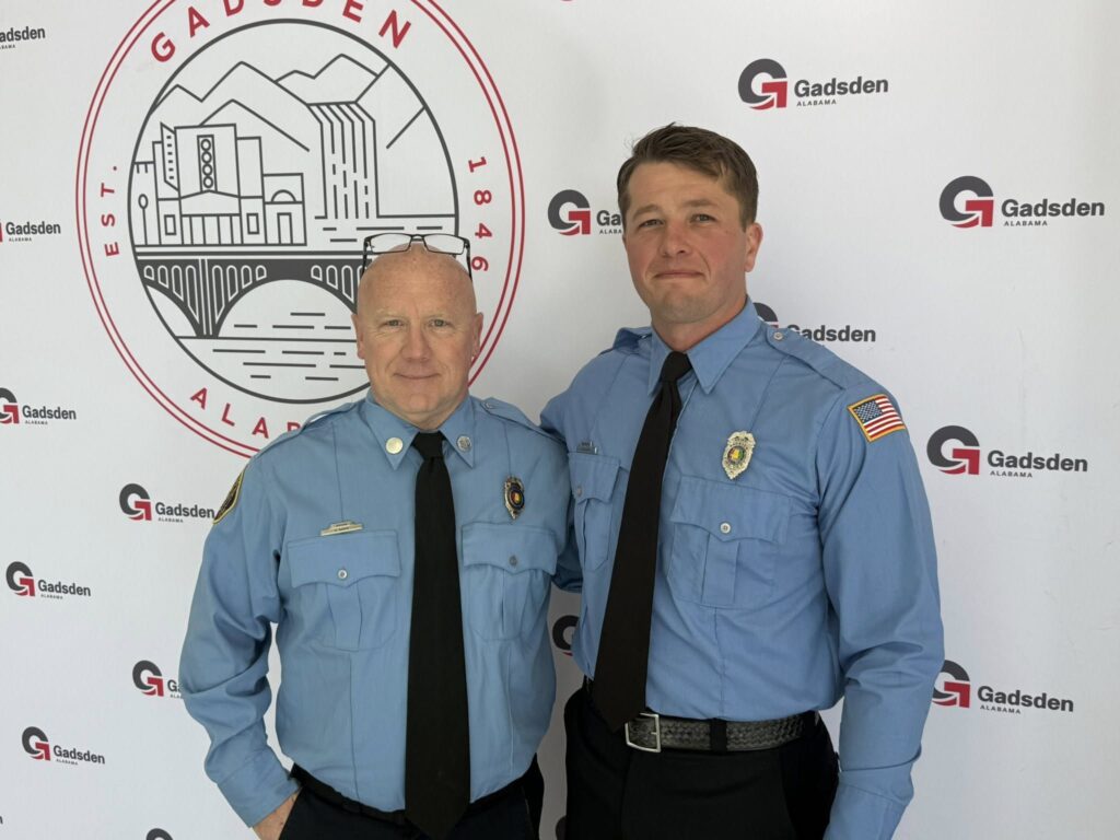 Gadsden Fire Department Announces Promotions of Two Firefighters