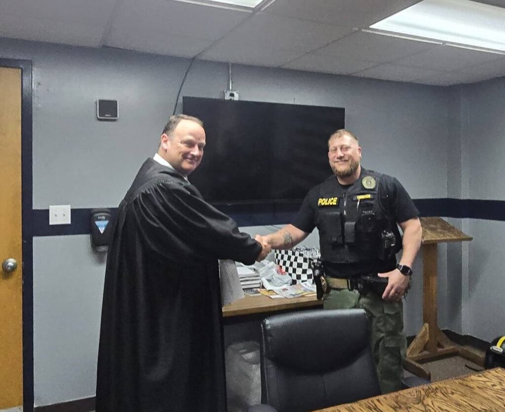 Centre Police Department Welcomes New Officer Brandon Thompson