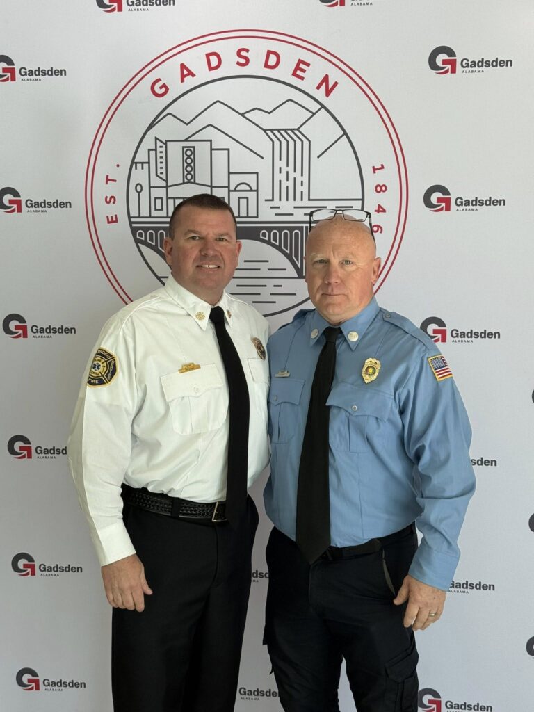 Gadsden Fire Department Announces Promotions of Two Firefighters