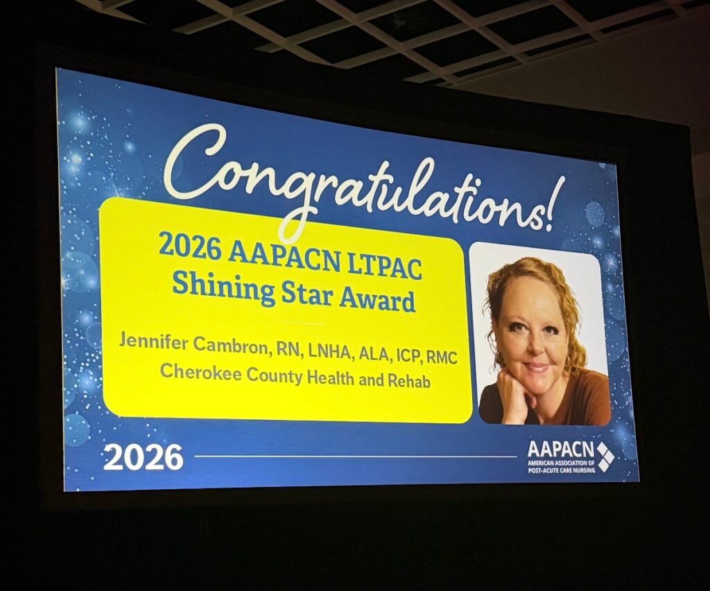 Cambron Receives Prestigious Shining Star Award