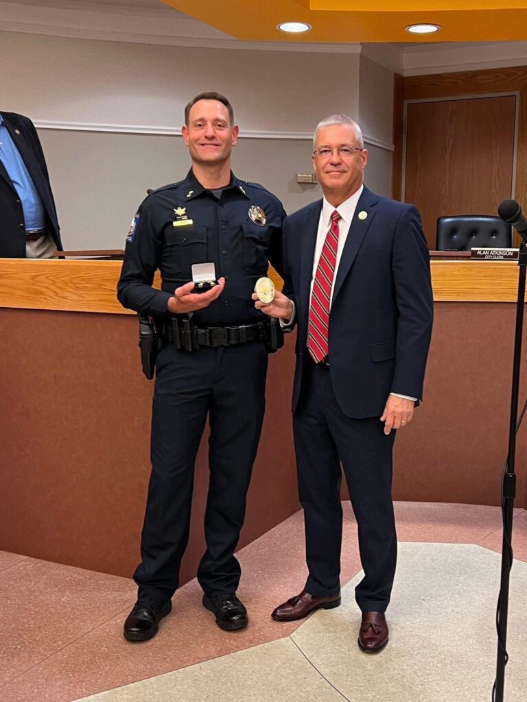 Daniel Phipps Sworn in as Oxford Police Chief During City Council Meeting