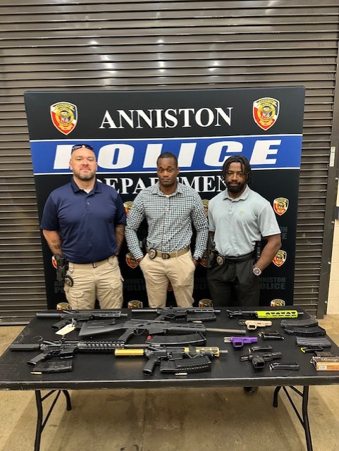 Multiple Arrests Made Following Anniston Police Investigation into Gunfire Incidents