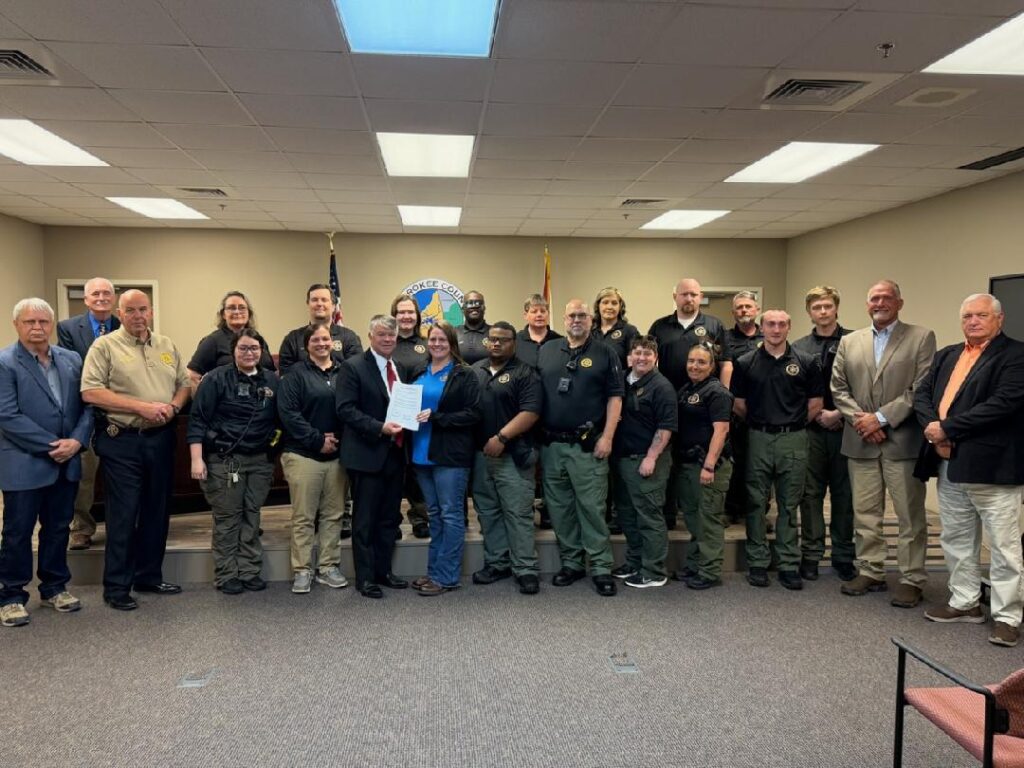 County Commission Deals With Two Emergencies; Honors Corrections Officers