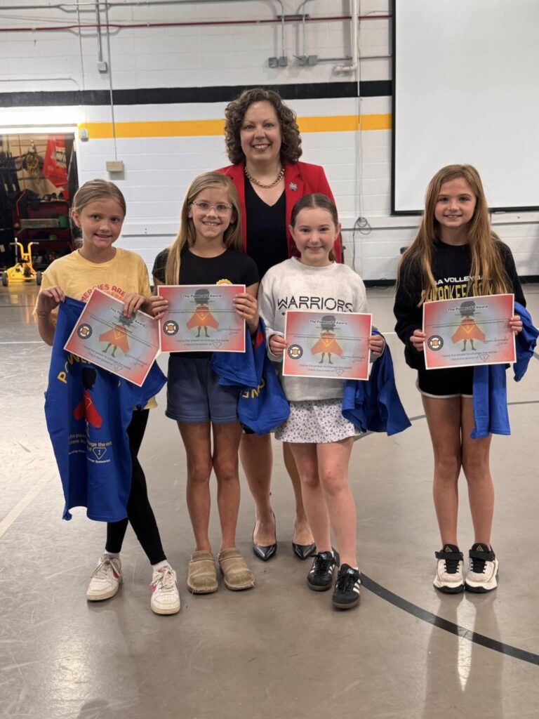 District Attorney Summerford Honors Centre Elementary Students with Power of 1 Awards