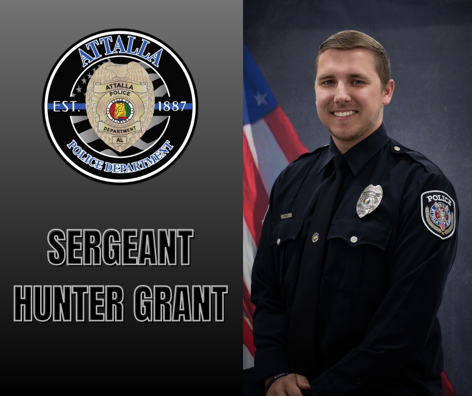 Attalla Police Department Promotes Hunter Grant to Sergeant