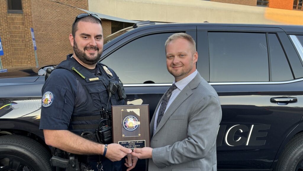 Officer Jakob Hunter Marks 5 Years of Service with Rainbow City Police ...
