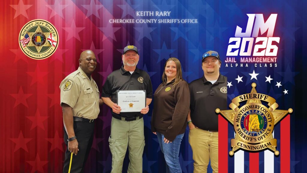 Cherokee County Corrections Officers Graduate from Jail Management Training