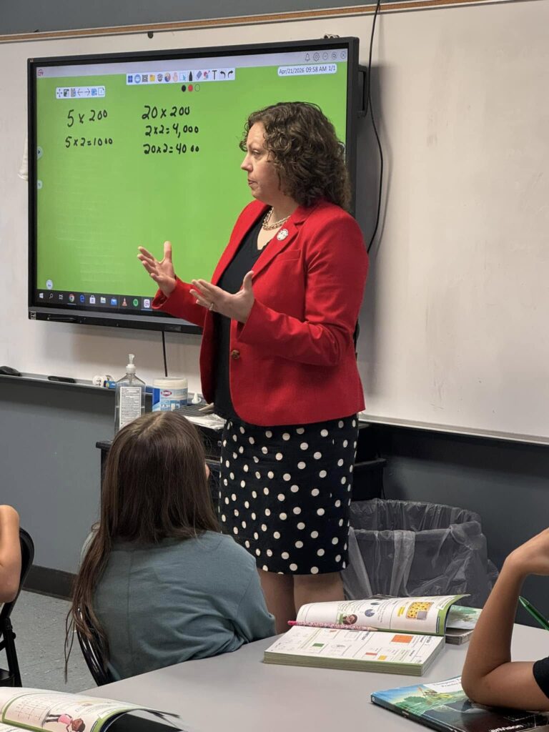 Two Sand Rock Students Receive Power of 1 Award During District Attorney Visit