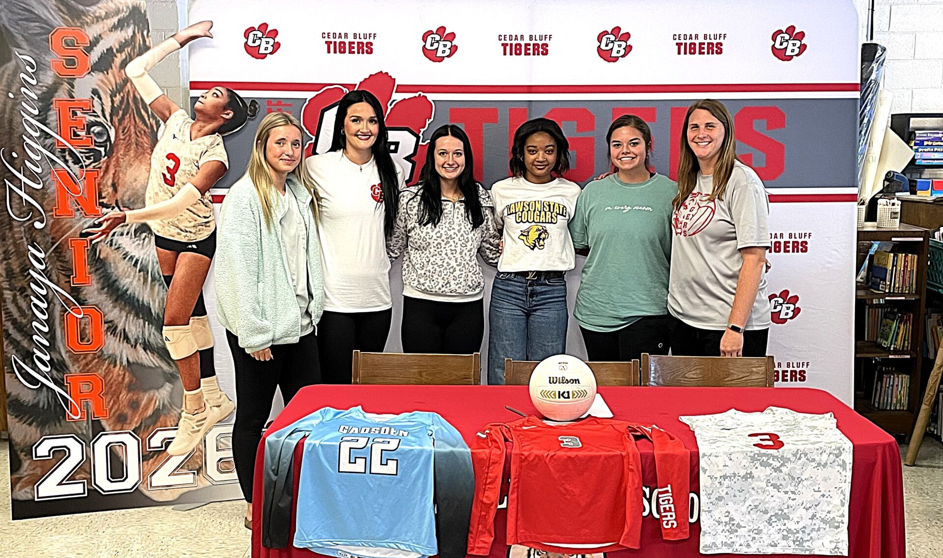 Cedar Bluff’s Higgins battles back from elbow injury, signs volleyball scholarship with Lawson State