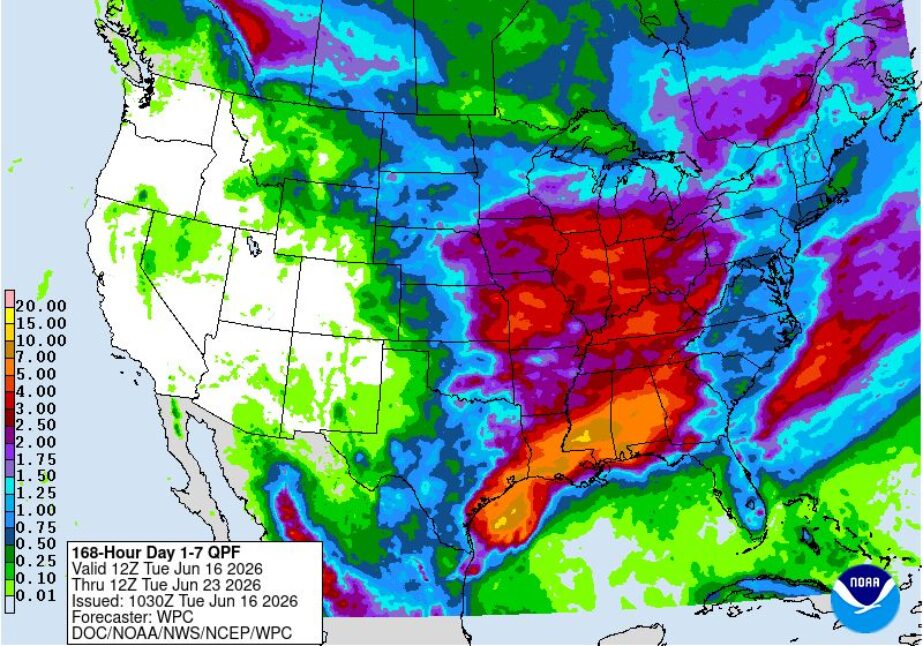 National Weather Service Warns of Heavy Rain, Flooding Concerns Through Weekend
