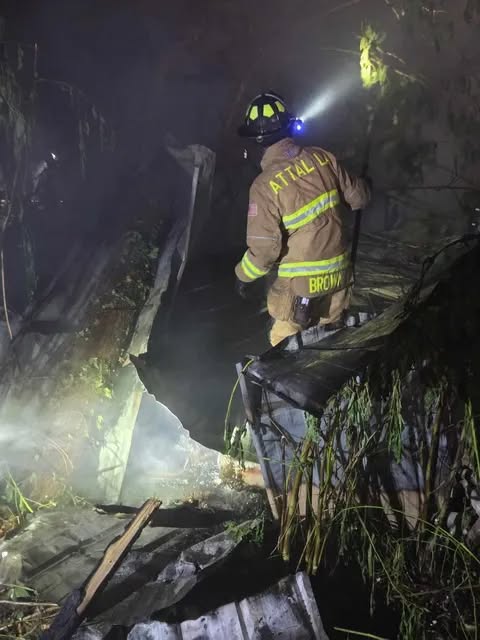 Attalla Firefighters Contain Blaze at Vacant Residence