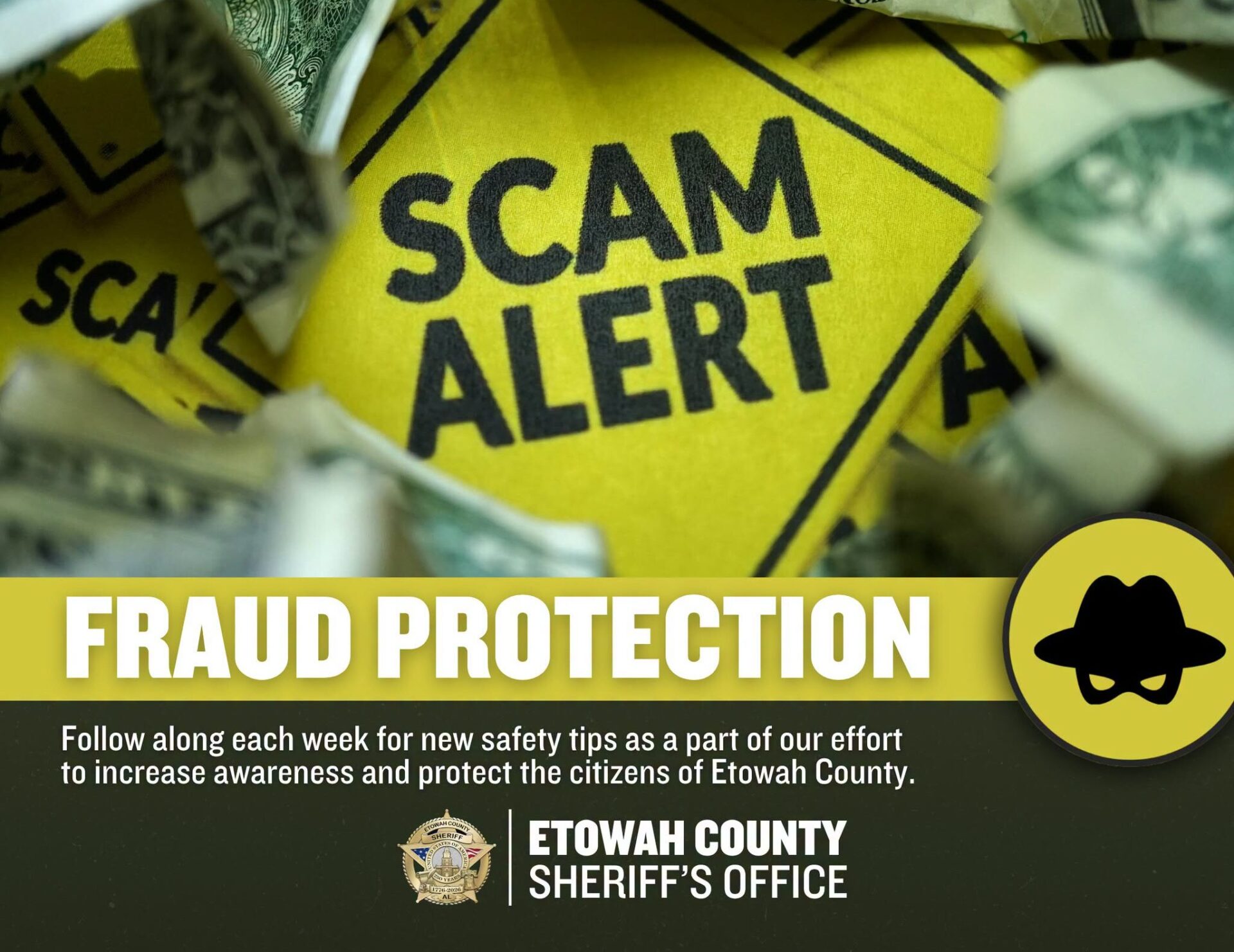 Etowah County Sheriff's Office Shares Scam Prevention Tips During National Safety Month