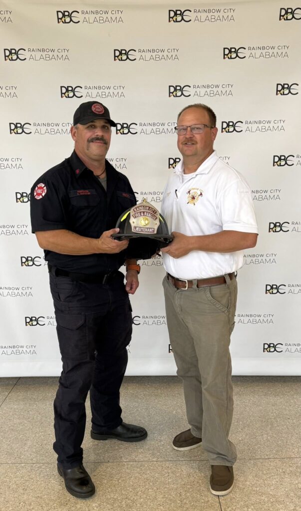 Rainbow City Fire Department Promotes Two Firefighters to Lieutenant