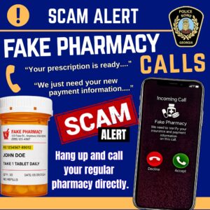Rome Police Department Warns Public About Fake Pharmacy Phone Scam