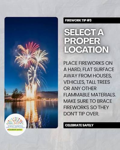 Officials Urge Fireworks Safety Ahead of Independence Day Celebrations