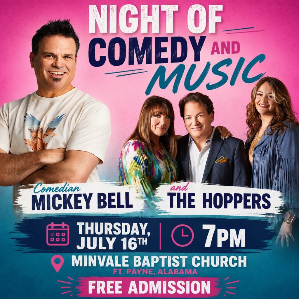 The Hoppers and Comedian Mickey Bell to Perform at Minvale Baptist Church