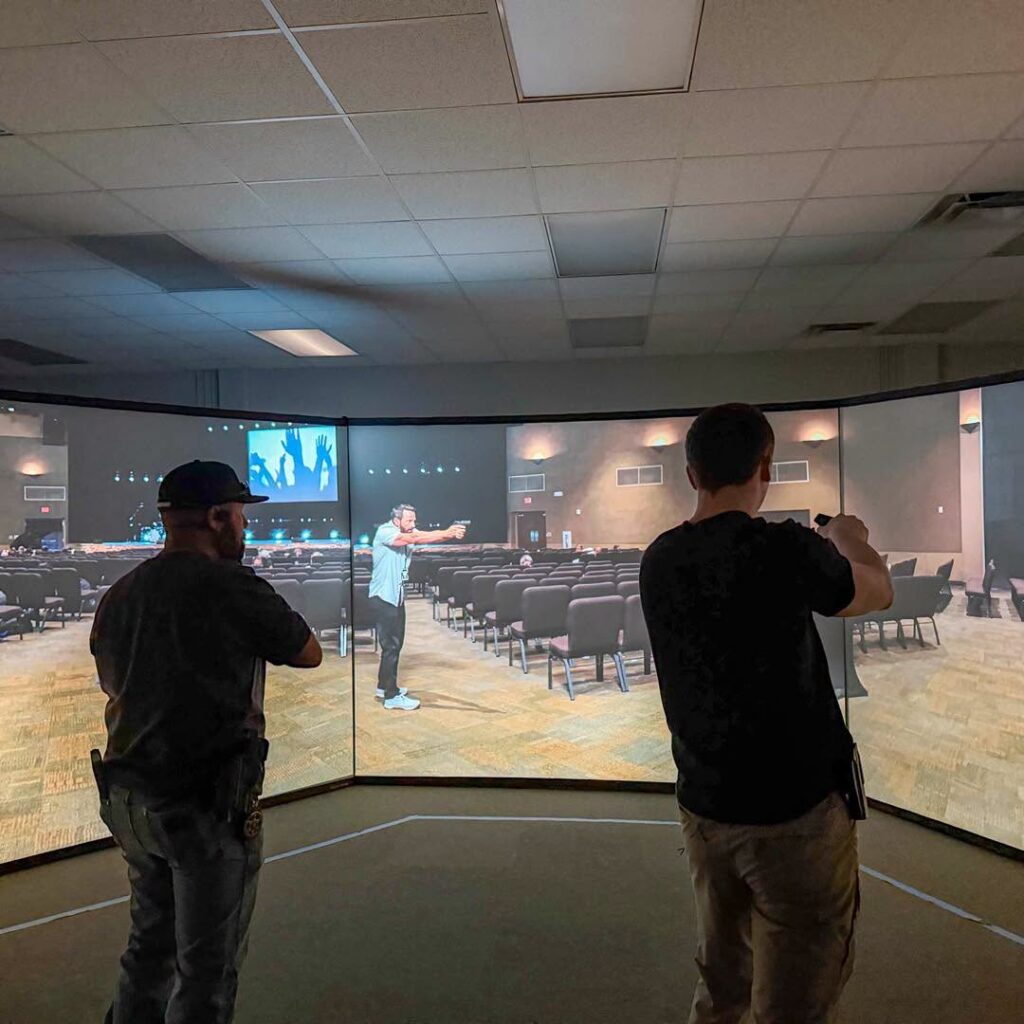 Cherokee County Deputies, School Resource Officers Complete Advanced VirTra Simulator Training