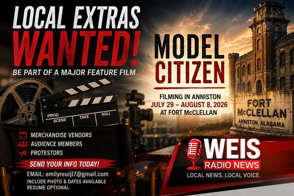 Feature Film "Model Citizen" Seeking Local Extras for Anniston Production